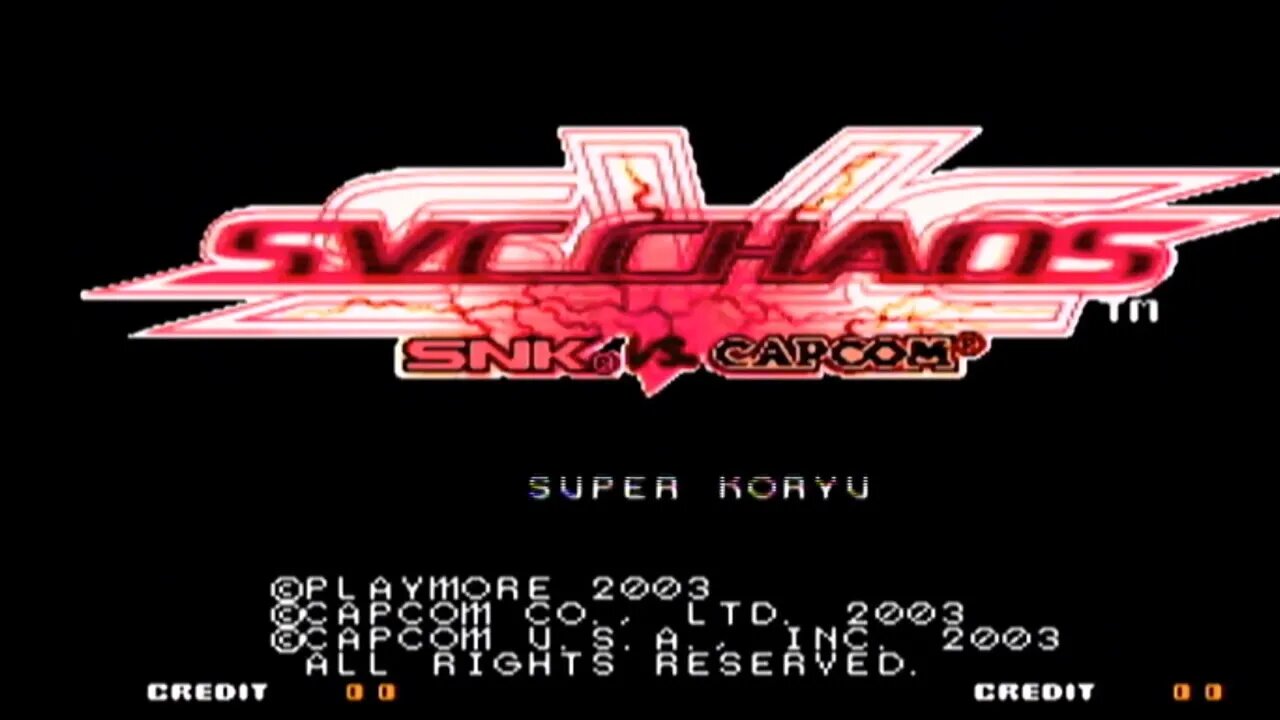 SNK vs. Capcom: SVC Chaos Super Koryu Intro On Xbox