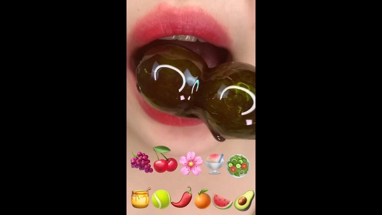 sweet 🍇🍌😍🍭🍬 girl eats