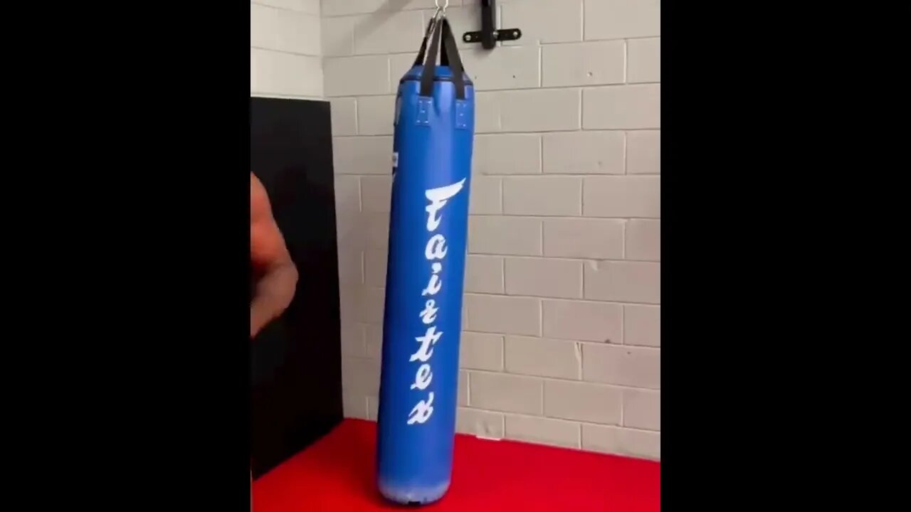 Heavyweight Jon Jones striking practice