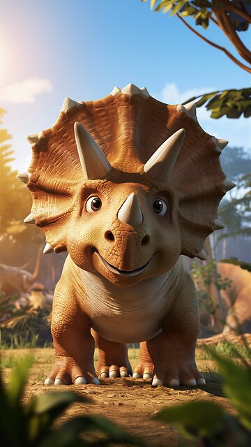 Meet Triceratops: The Three-Horned Herbivore! 🦖