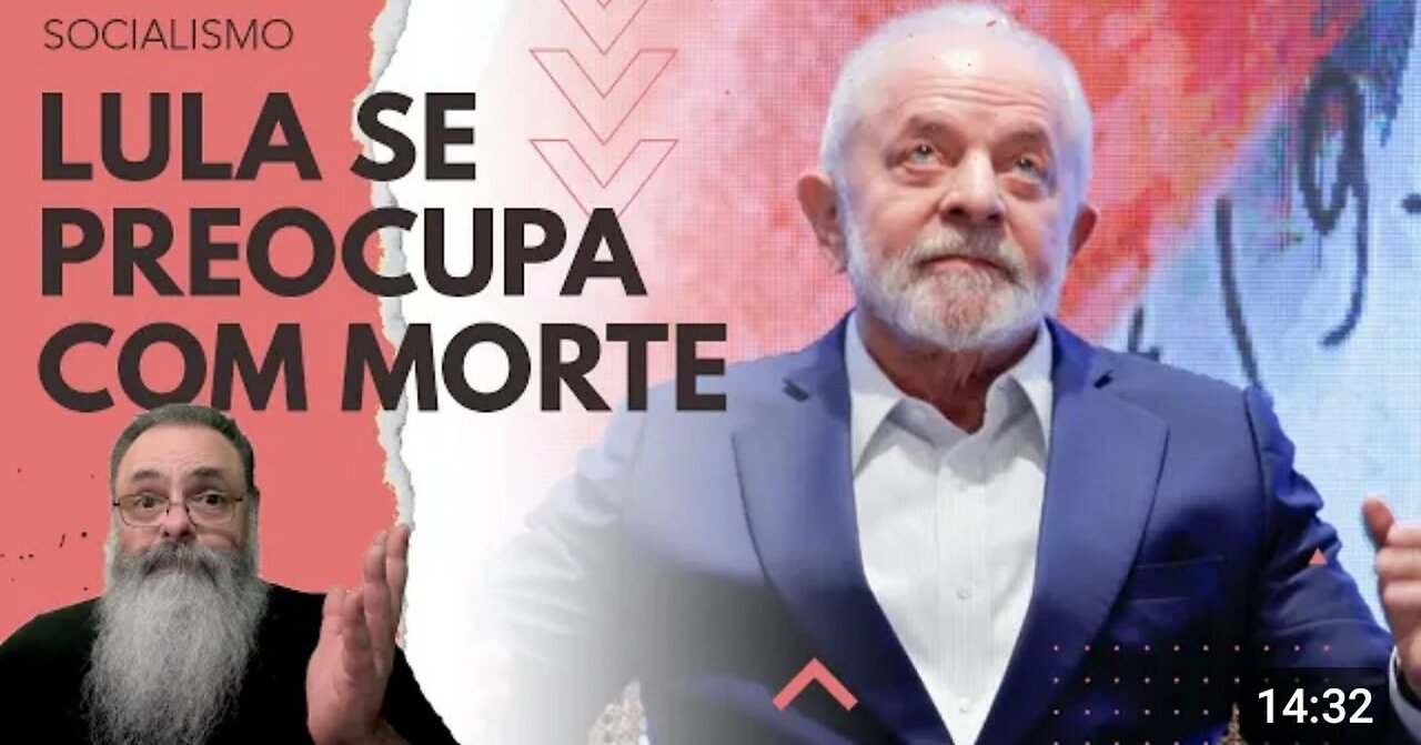 LULA pede para NÃO MORRER indicando PREOCUPAÇÃO com MORTE, mas TERIA que PEDIR pro pessoal de BAIXO