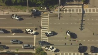 Chopper 5 video of fatal multi-car crash in Boynton Beach