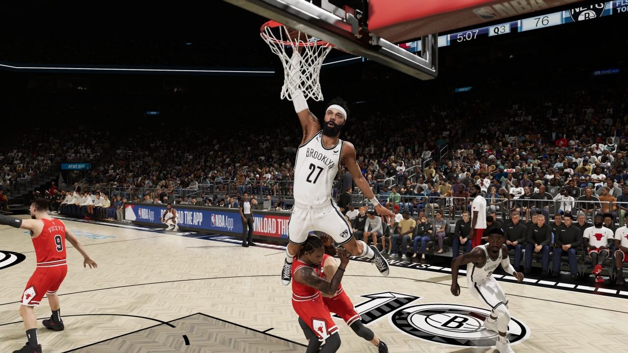 NBA2K23 - Jumping Over Demar Derozan For a Huge Dunk