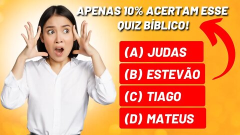 🌟 QUIZ BÍBLICO ➜ Jogo Da Bíblia ➜ Nível Difícil | Jogo Bíblico Com 10 Perguntas e Respostas