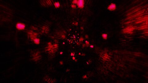 FREE background video vj loop | glowing red particle dream stock footage