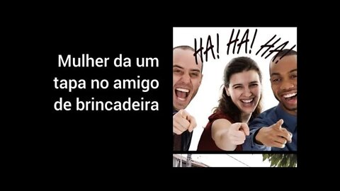 Memes em imagens #20 - Mulher dá um tapa de brincadeira #shorts