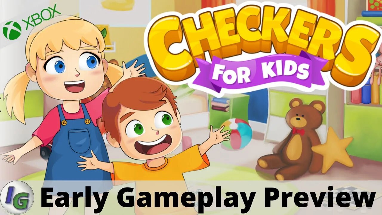 Checkers for Kids Early Gameplay Preview on Xbox