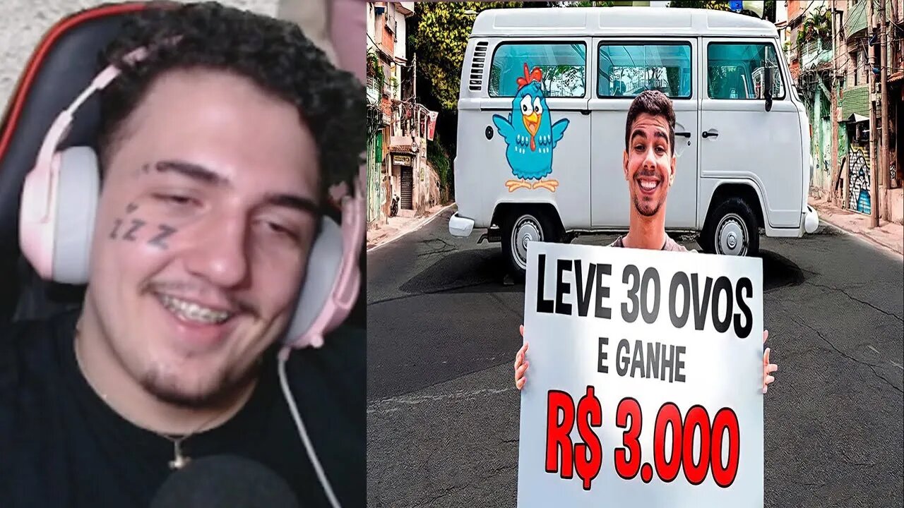 Eu PAGUEI Pessoas pra Comprar no Meu CARRO do OVO | REACT