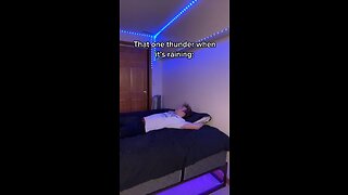 That one thunder when it’s raining