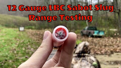 12 Gauge LBC Sabot Slug Range Testing - Very Accurate!