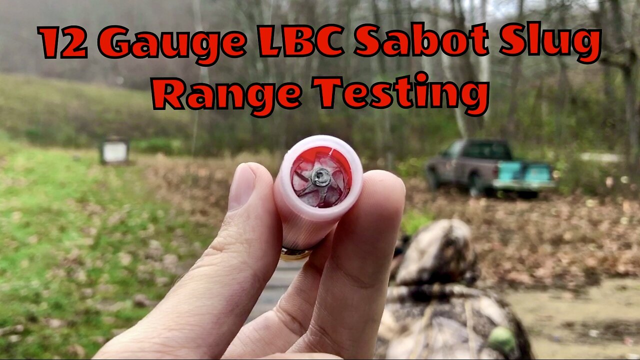 12 Gauge LBC Sabot Slug Range Testing - Very Accurate!