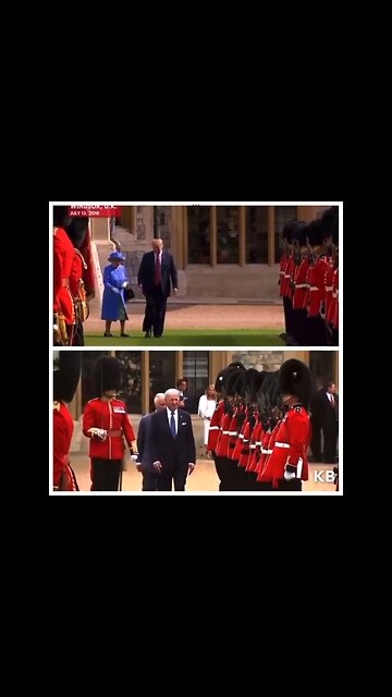 No Media Outrage Here - Joe Biden walked in front of King Charles.
