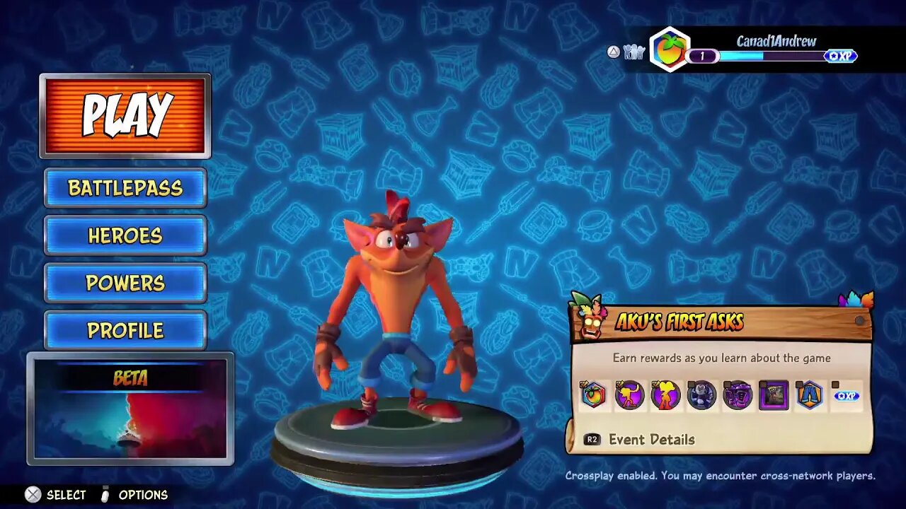 Playing the Crash Team Rumble closed beta