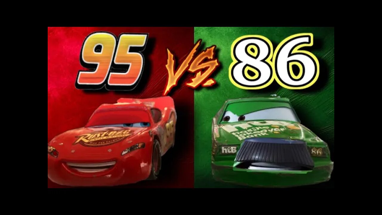 Lighting McQueen vs Chick Hicks | Adventure Show Productions