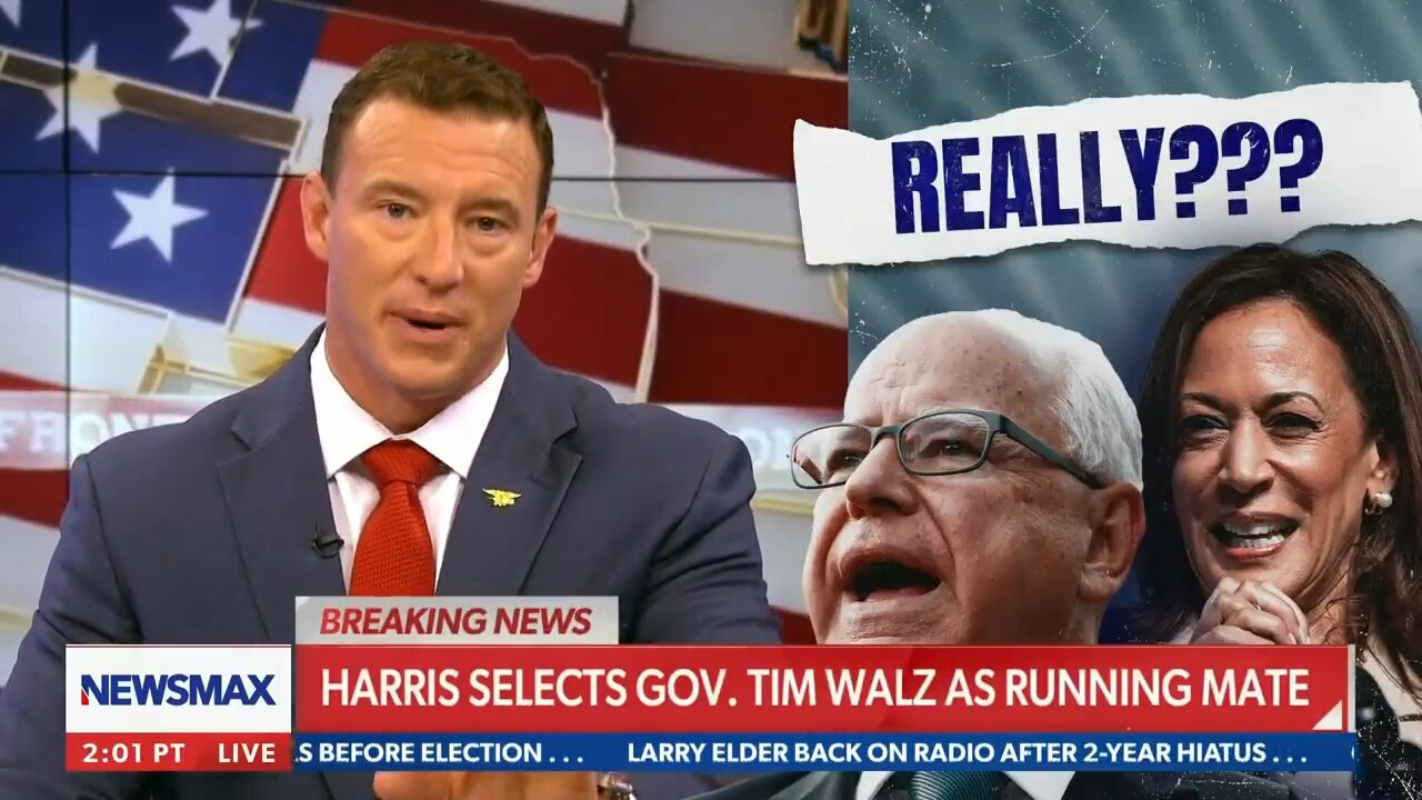 Carl Higbie torched the Kamala Harris and Tim Walz ticket.