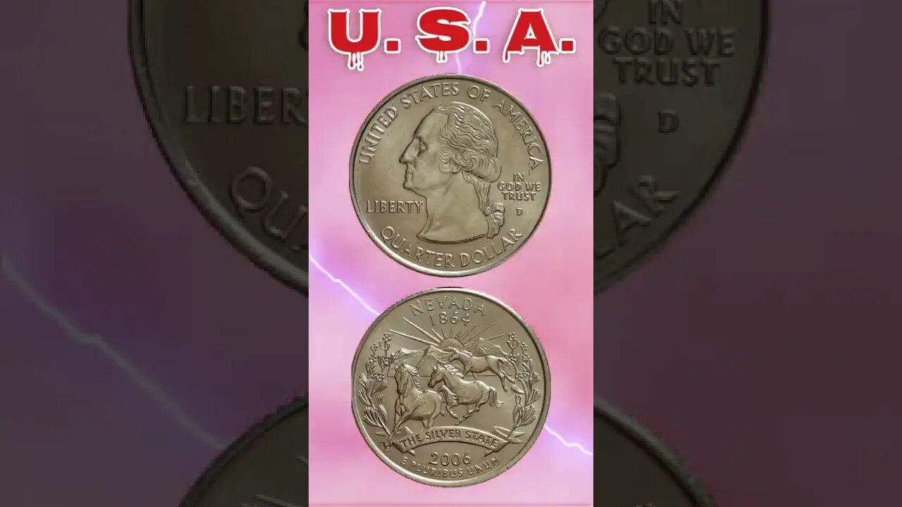 U. S. A. ¼ Dollar 2006.#shorts #education #coinnotesz