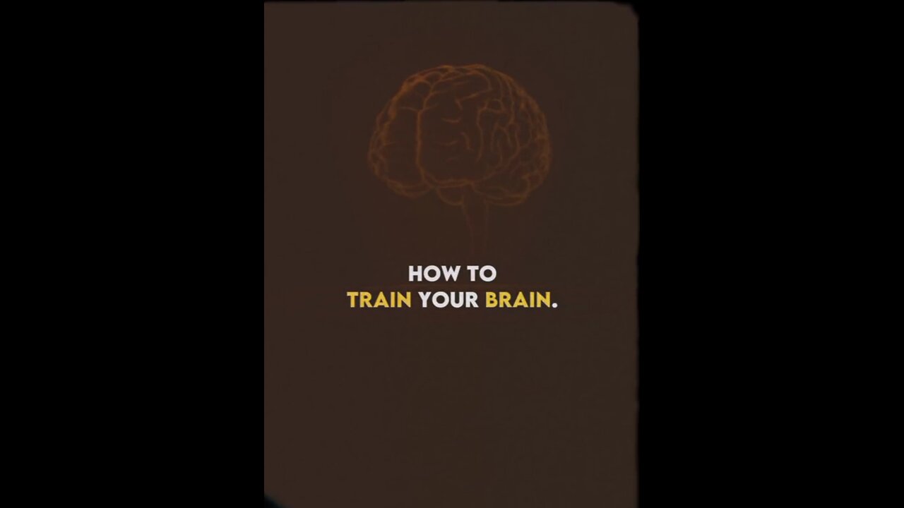 How to train your brain 🧠