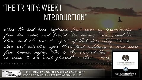 "The Trinity: Introduction"