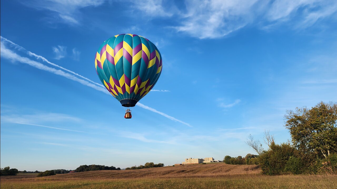 Nothing but blue skies and distant views