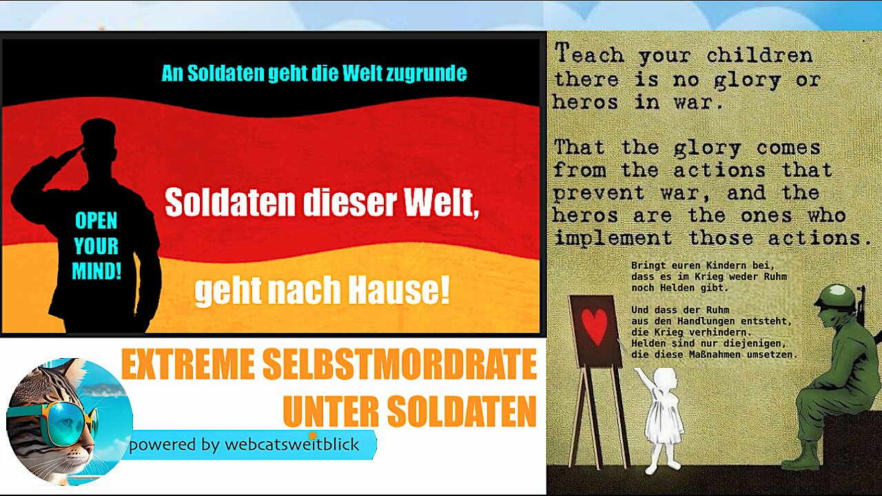 An Soldaten geht die Welt zugrunde • NEIN zur Wehrpflicht!