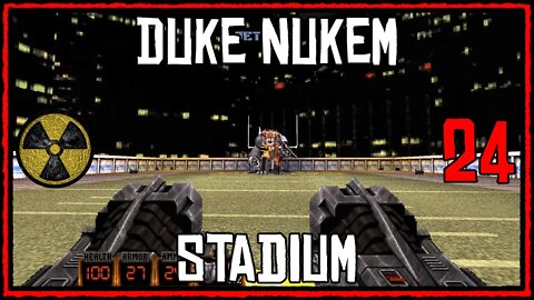 Duke Nukem 3D Playthrough Part 24 – Stadium. PC Gameplay 2020