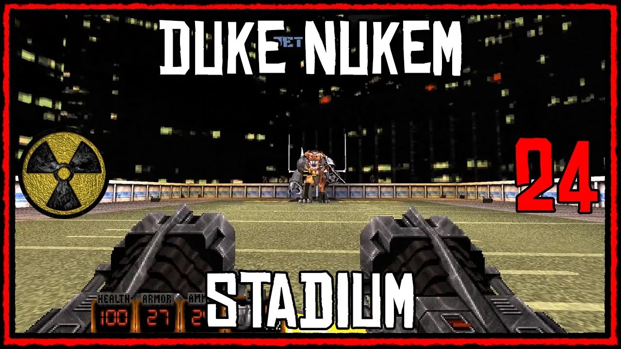 Duke Nukem 3D Playthrough Part 24 – Stadium. PC Gameplay 2020