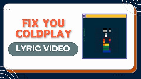 Coldplay - Fix You ( Lyrics Video )