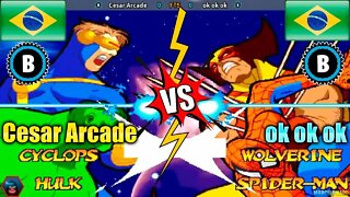 Marvel Super Heroes vs. Street Fighter (Cesar Arcade Vs. ok ok ok) [Brazil Vs. Brazil]