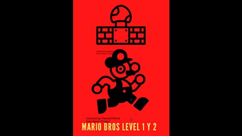 🎶Mario Bros level 1 y 2🎶 #Shorts