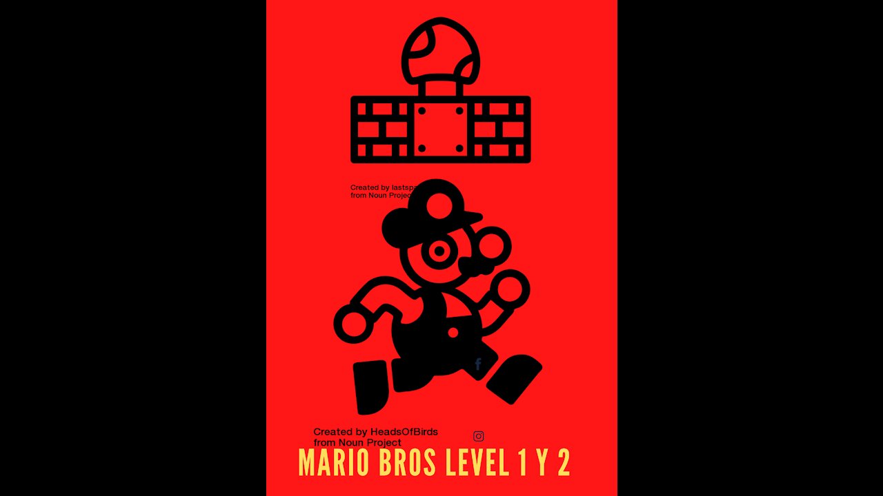 🎶Mario Bros level 1 y 2🎶 #Shorts