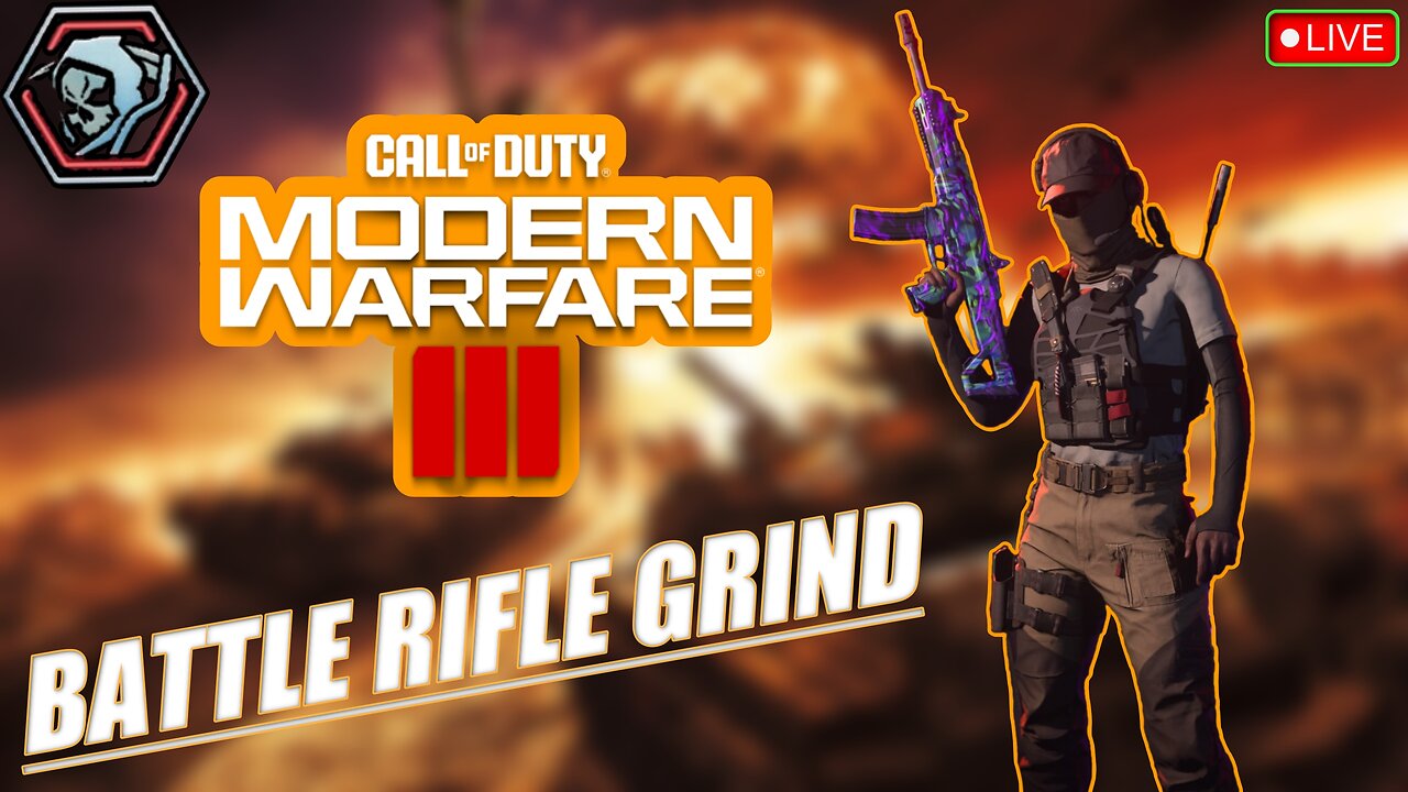 CALL OF DUTY: MWIII MULTIPLAYER NEW WAR MODE | BATTLE RIFLE GRIND(WAR MODE BEGINS AT 33:00)