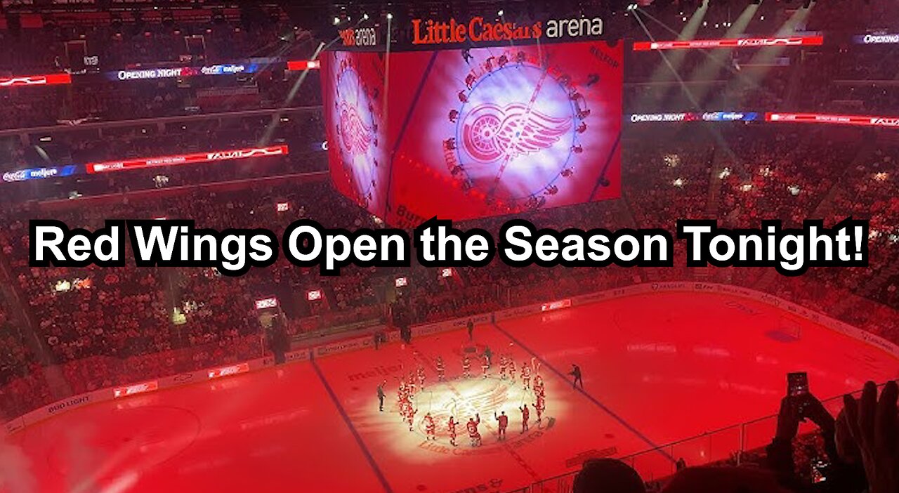 Red Wings Open the Season Tonight!