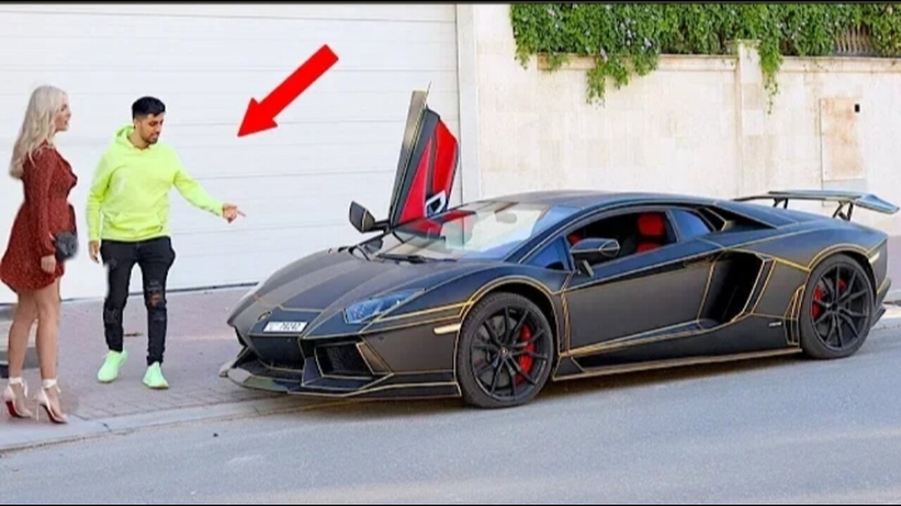 GOLD DIGGER PRANK IN A LAMBORGHINI