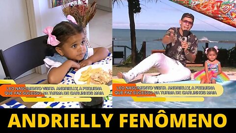 Entrevista com a Pequena Andrielly que Faz Sucesso Com a Turma do Carlinhos Maia