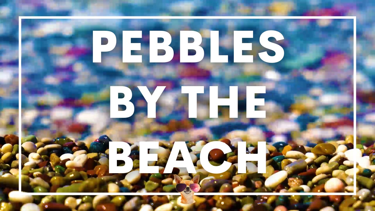 1 Hour Pebbles By The Beach Ambience | Relaxing Ocean Wave Sounds | Study, Work, Meditate, Sleep