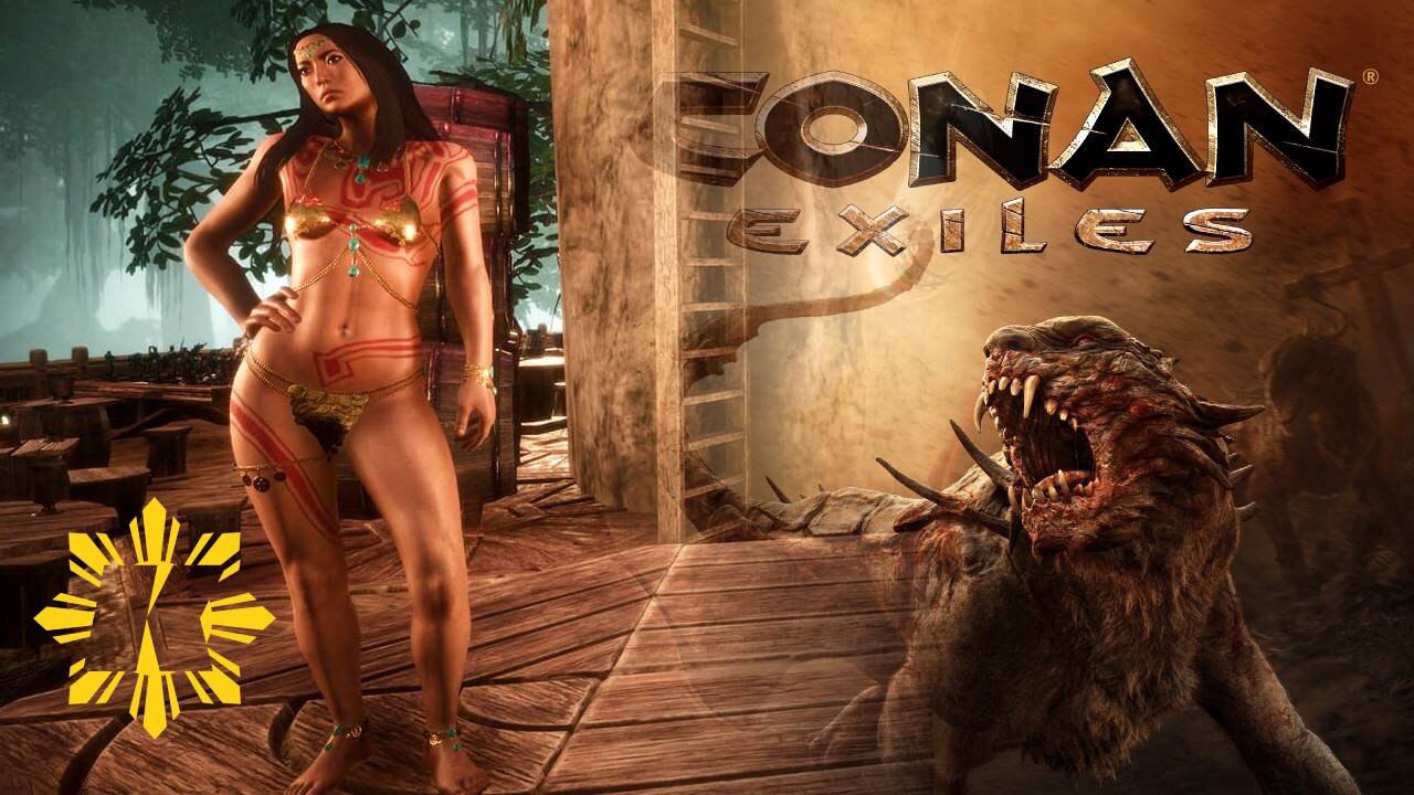 🔴 LIVE » CONAN EXILES » NOT A TURTLE, A SHALEBACK >_< [3/31/23]