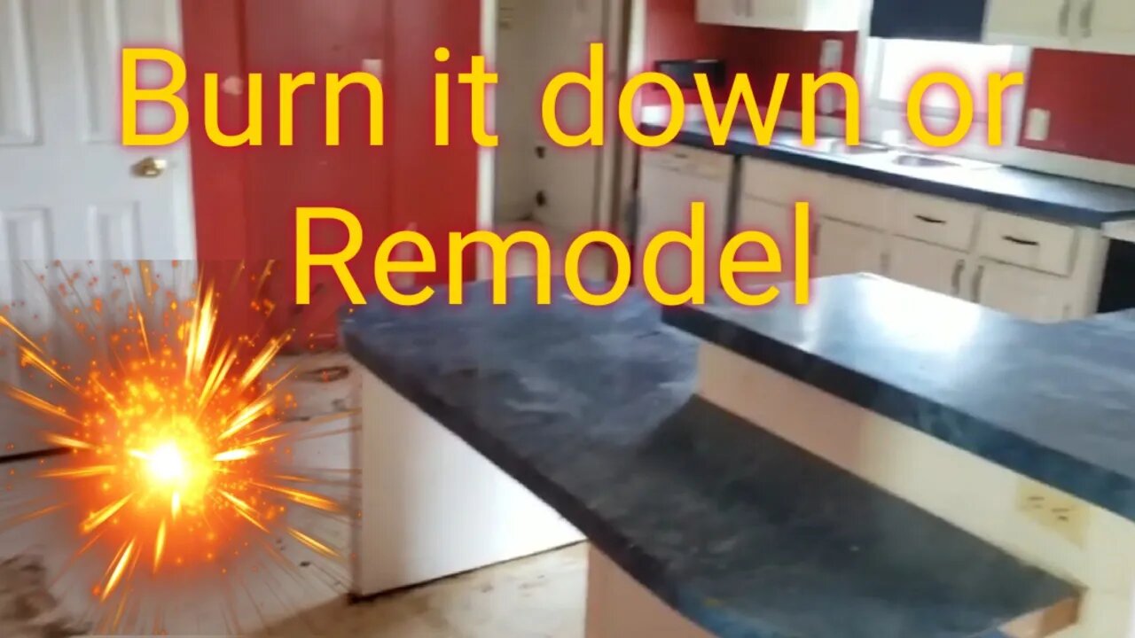 Rental property nightmare part 3 Do we burn it down or Remodel the house.