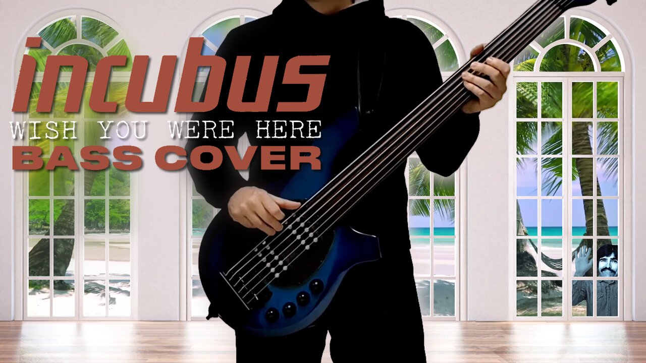 Incubus - Wish You Were Here - Bass Cover #incubus #bass