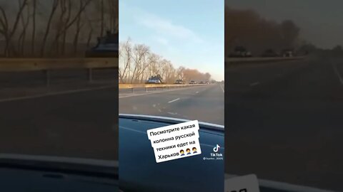 Huge Russian Columns Are Now Accumulating At The Entrances To Kharkov!