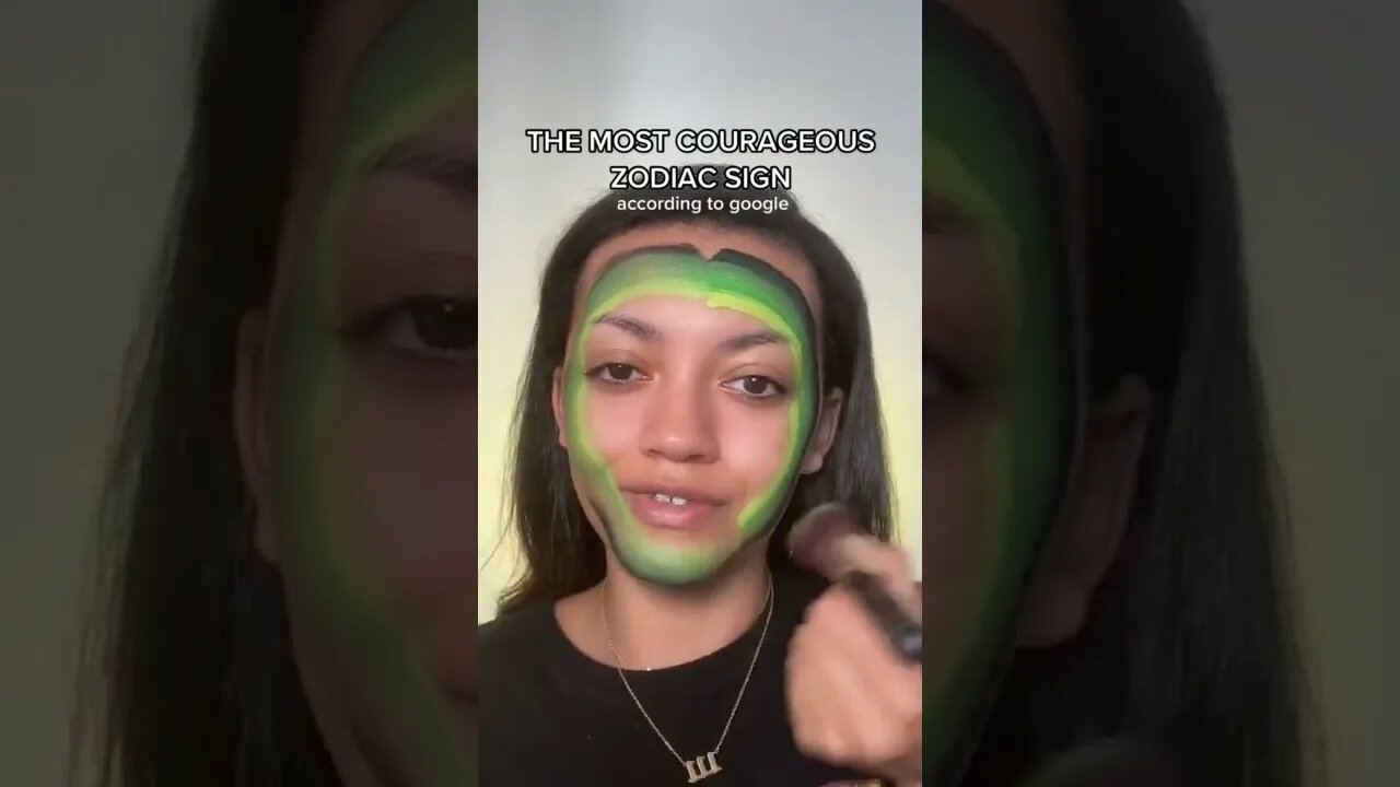 Turning into a zodiac sign / creative makeup transformation #shorts #makeupshorts #eyelinertutorial