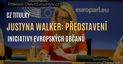 Justyna Walker: Představení projektu Iniciativy Evropských občanů