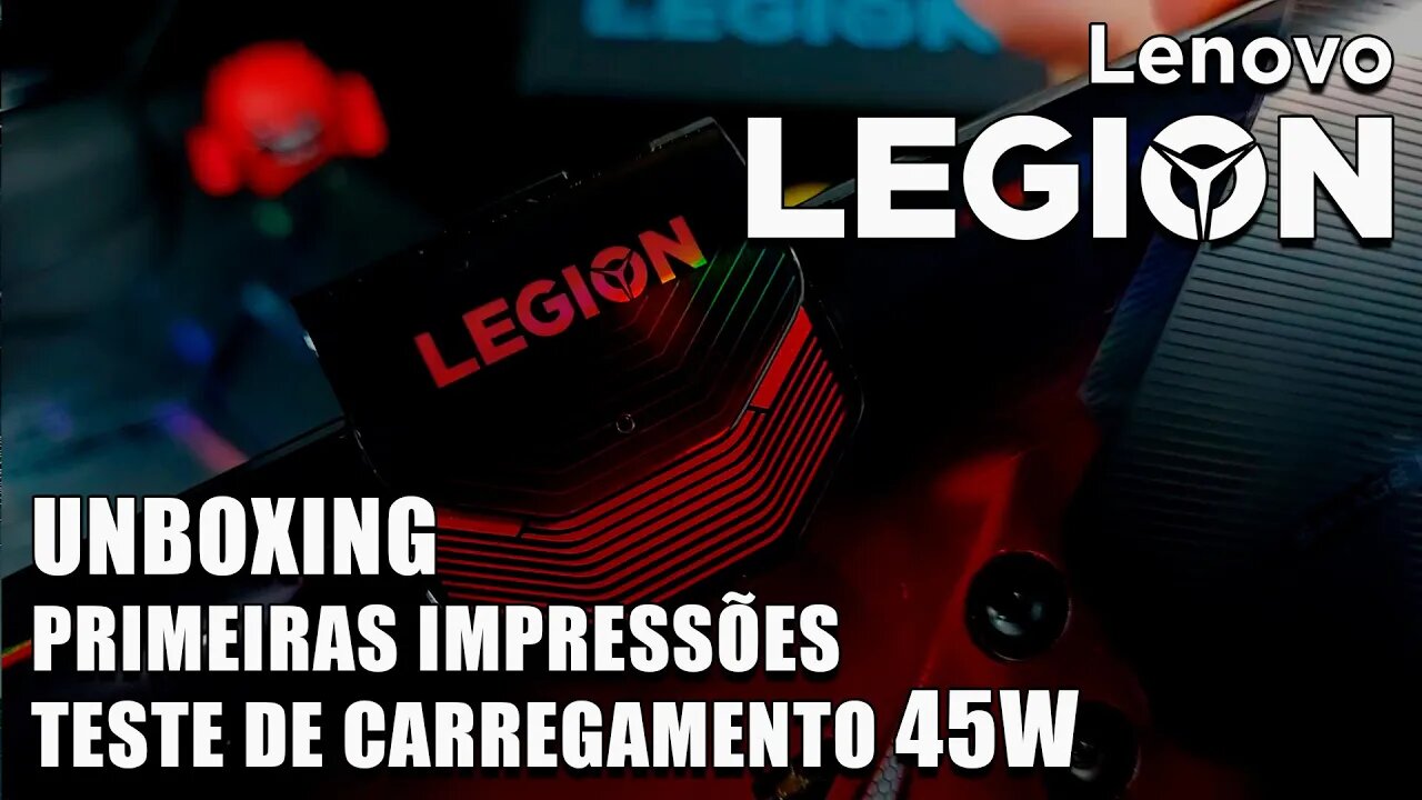 Smartphone Gamer Lenovo Legion, Unboxing, Impressões e Carregamento Rápido