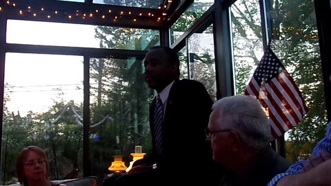 Ben carson speaks at a Hollis House Party 5-10-2015