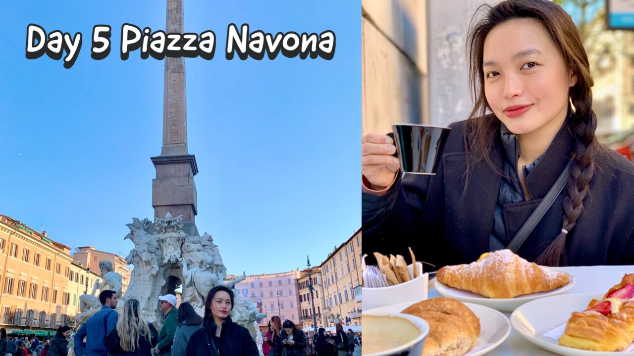 Day 5 | Piazza Navona, Hiromi Cake, Origano Trevi