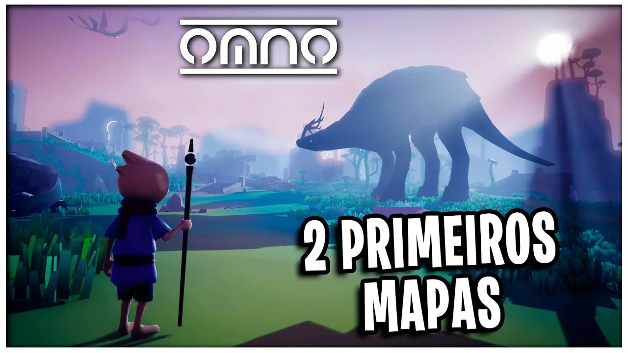 2 primeiros mapas de OMNO - Jogo RELAXANTE com artes INCRÍVEIS em Português PT-BR