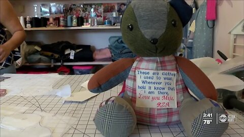 Seamstress provides comfort to families through memory bears