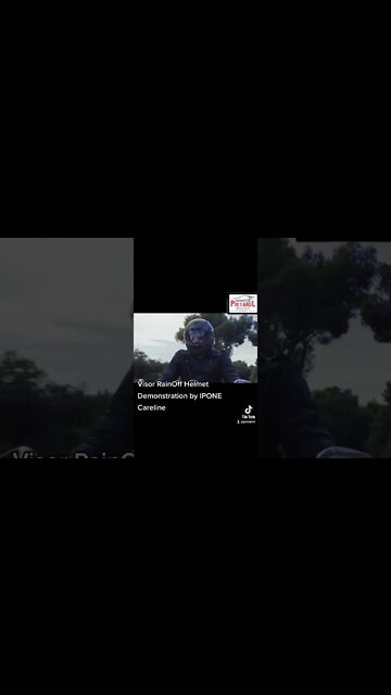 #Visor #RainOff #Helmet Demonstration by #IPONE #Careline #piesarul