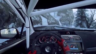 DiRT Rally 2 - Impreza WRX STI Slips and Slides Through Col de Turini