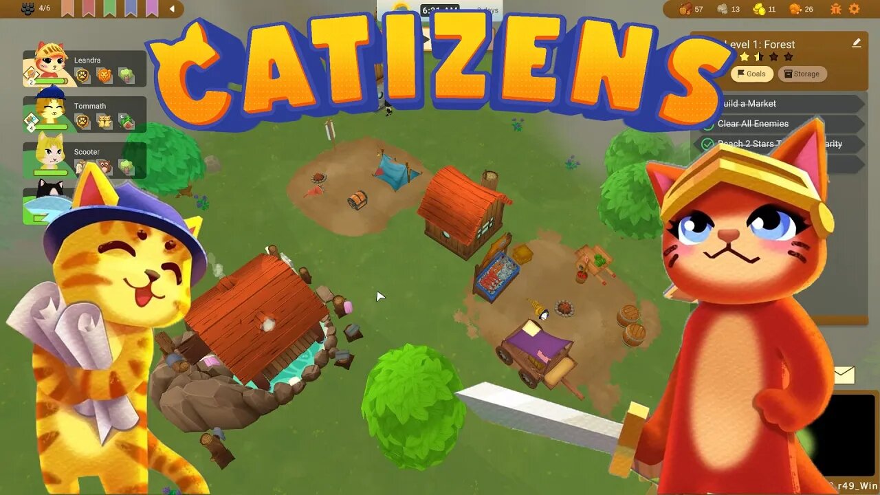 Catizens - Civilization Goes Furry, Kinda (Cat Life Sim/City Builder)