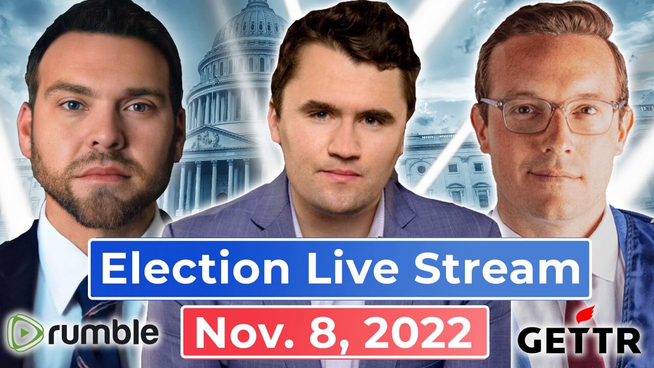 Election Night with Charlie Kirk, Posobiec,Rich Baris, Benny Johnson, Tyler Bowyer, SavSays and MORE